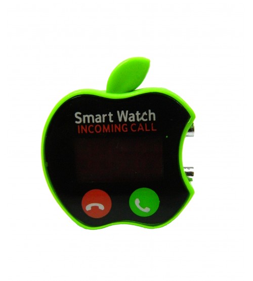 Apple Shape Digital LED Smart Watch, Kid Watch, Battery Operated, Green Color